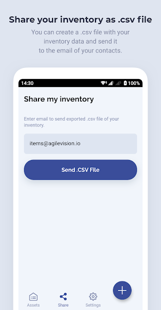 Reinventory app screenshot